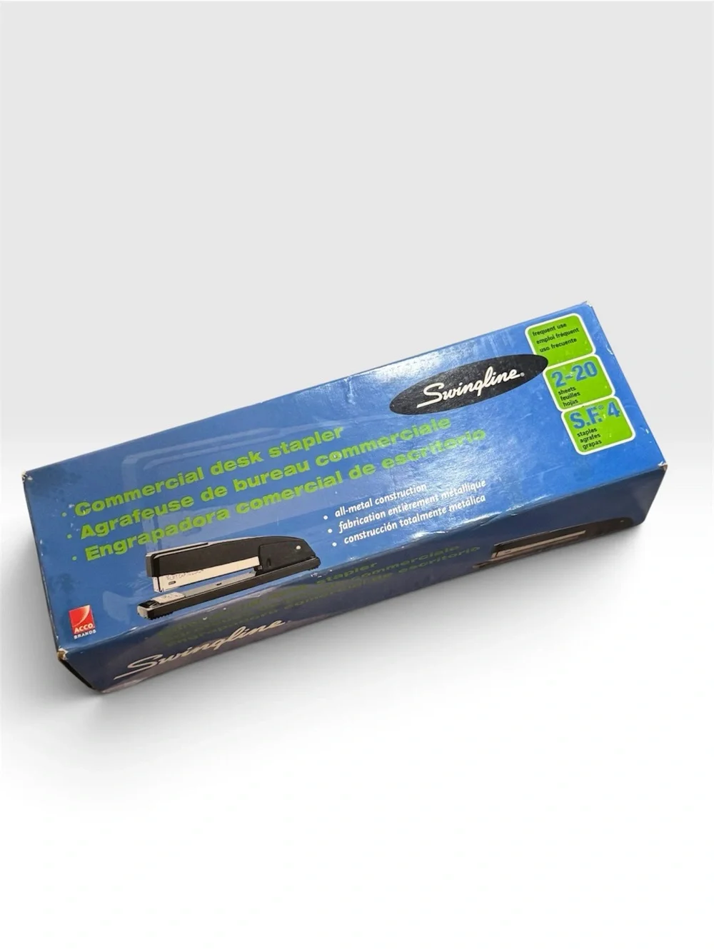 Swingline Blue Commercial Desk Stapler - Black